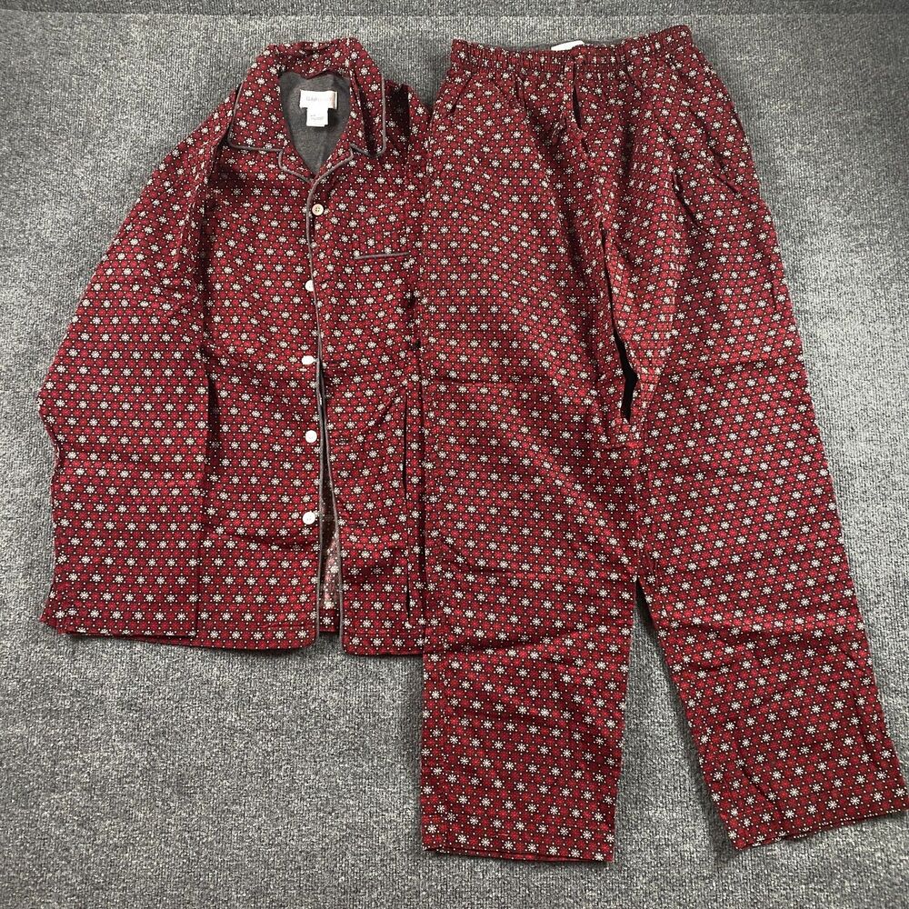 Vintage GAP Gapbody Pajamas Set Red 2-Piece Men's Size Medium M